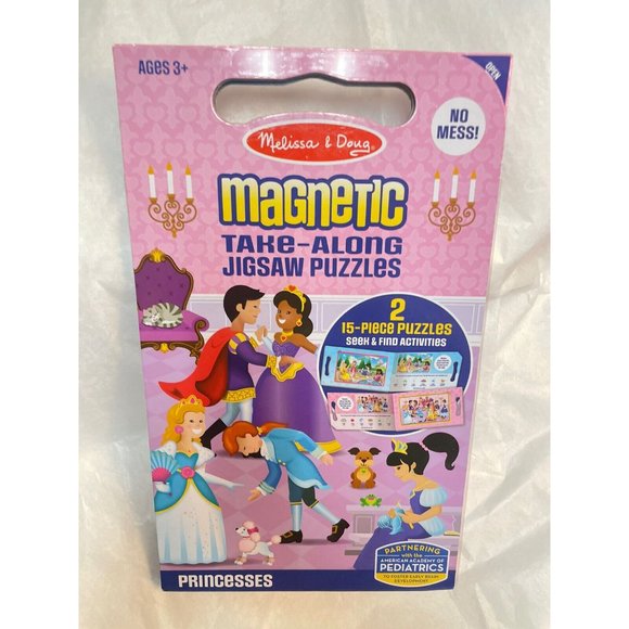 Melissa & Doug ~Take-Along Magnetic Jigsaw Puzzles Book 2-15-Piece Puzzles - Picture 7 of 7